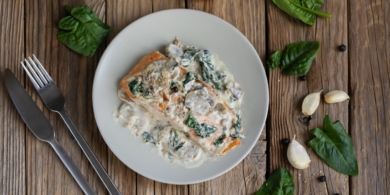 Лосось по-флорентийски за 25 минут