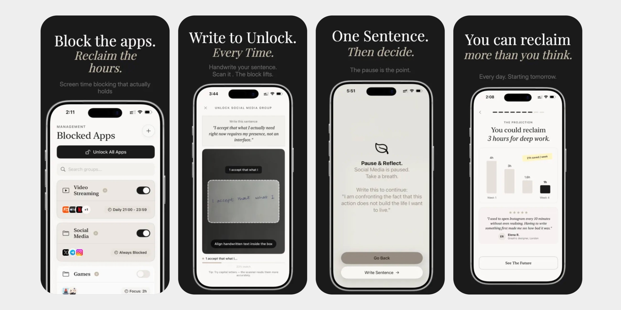 Приложение Sentence для iOS