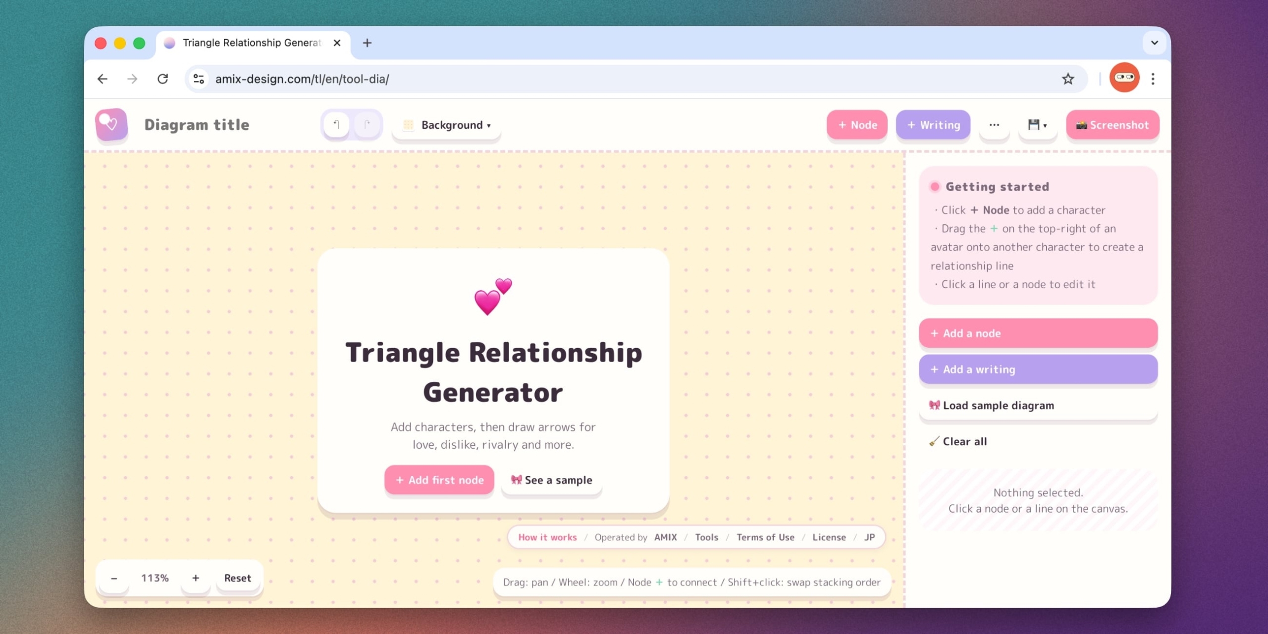 Triangle Relationship Generator