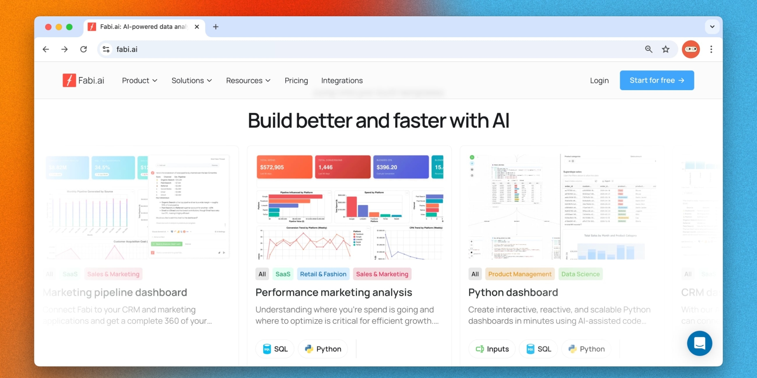 Нейросети для визуализации данных: Fabi AI