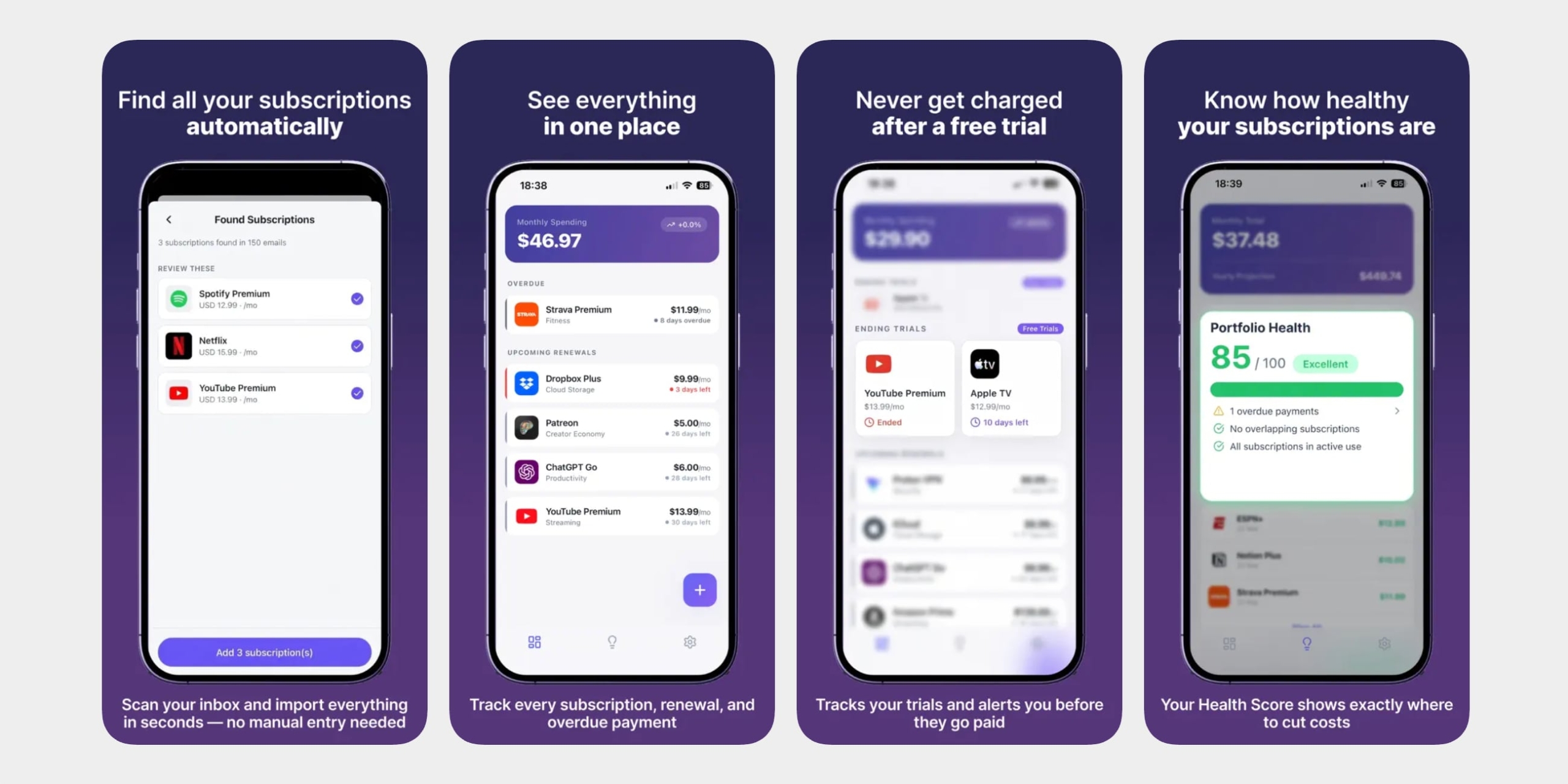 Приложение Substract для iOS