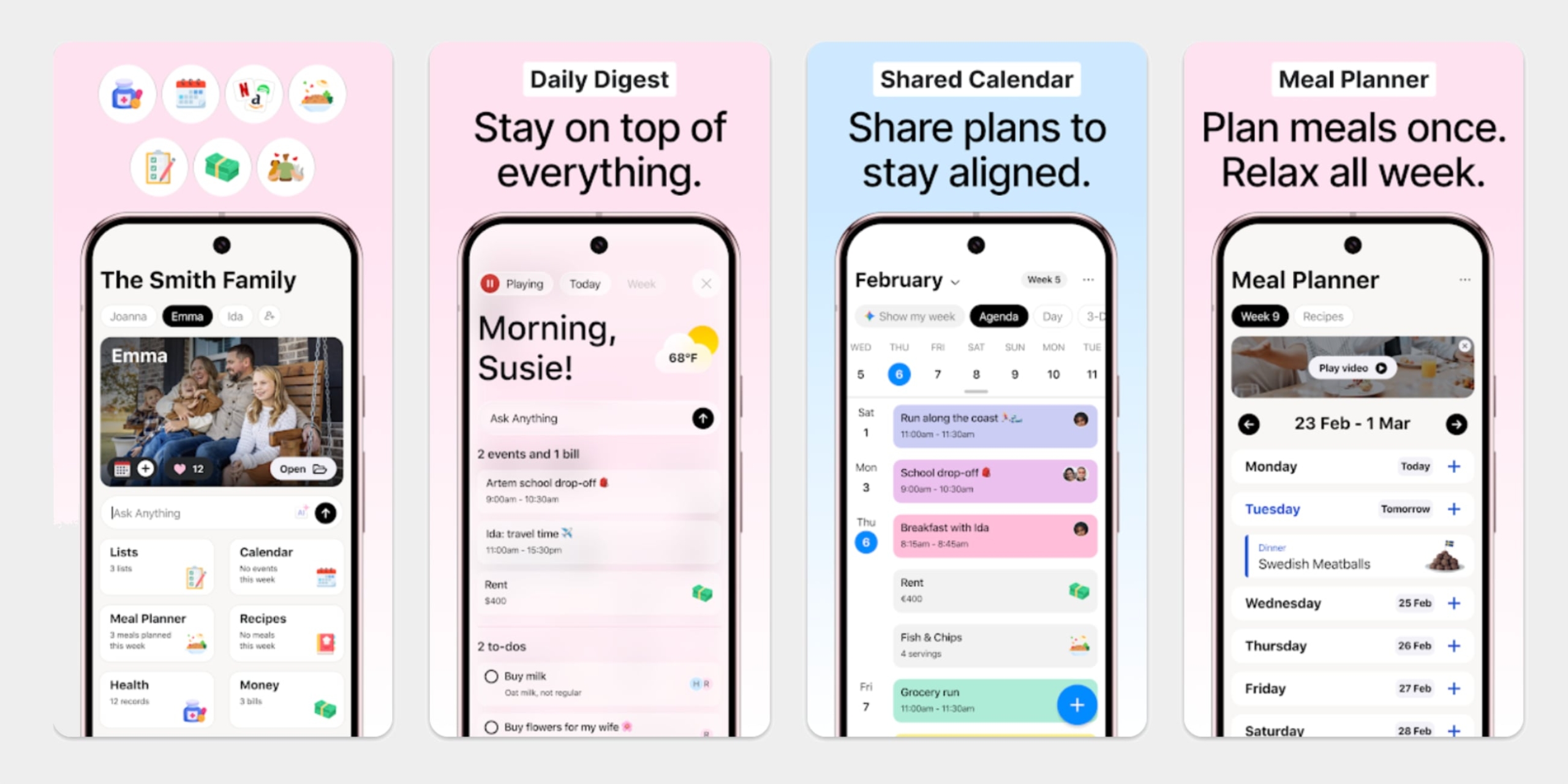 Приложение Famnest для Android
