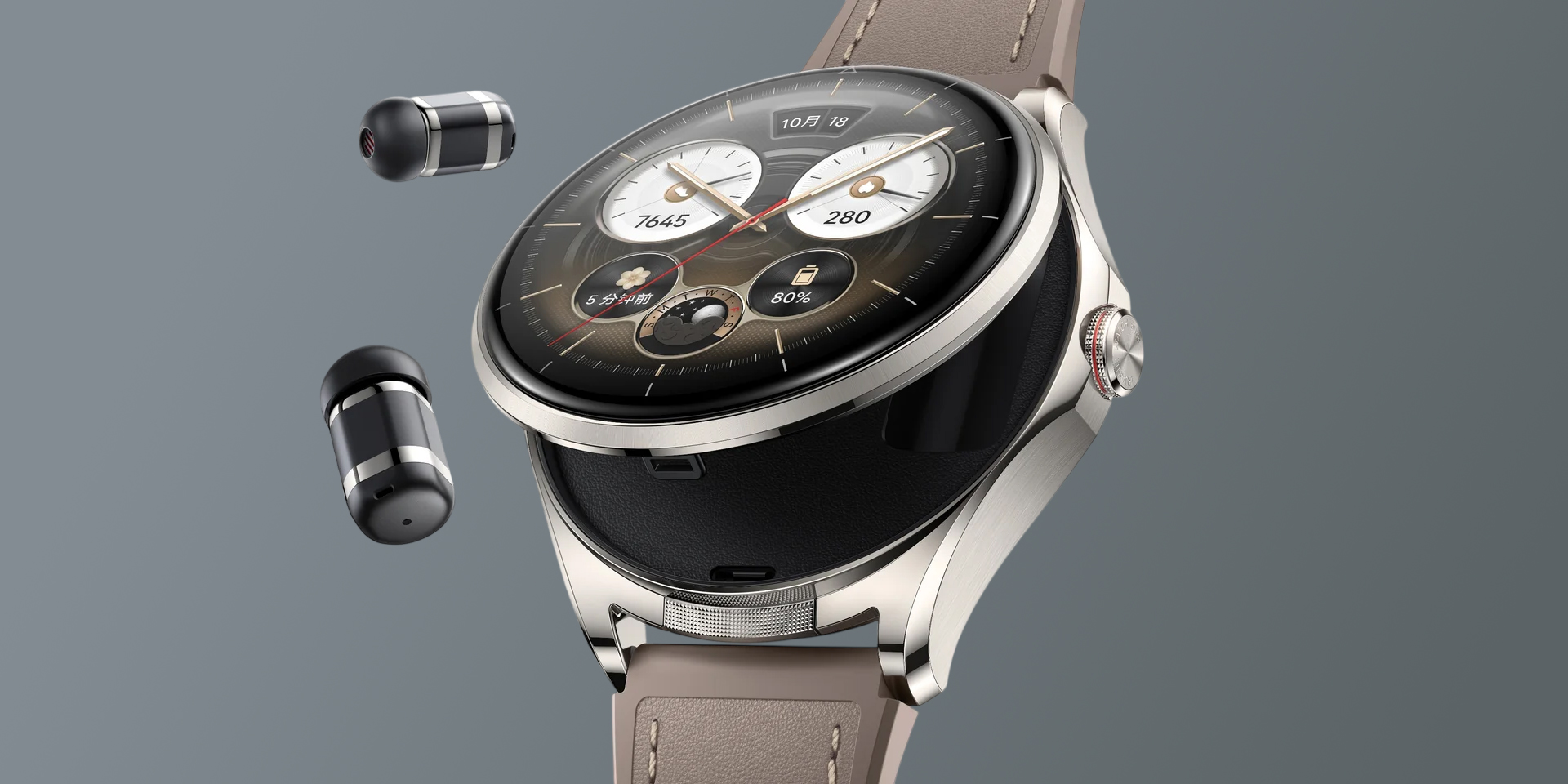 Наушники с ANC внутри смарт-часов: Huawei представила Watch Buds 2