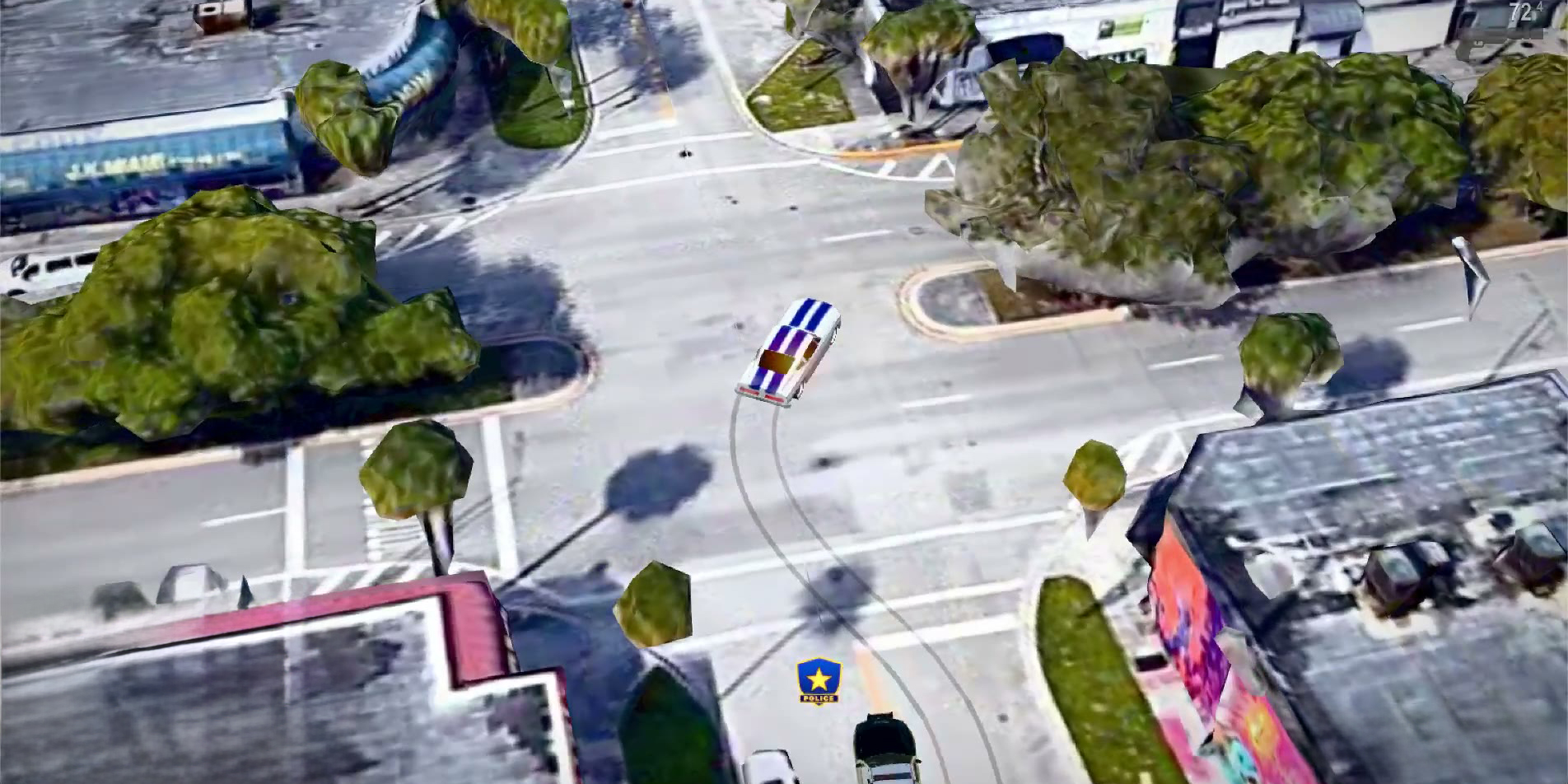 Мечта детства: GTA перенесли на реальные карты Google Earth