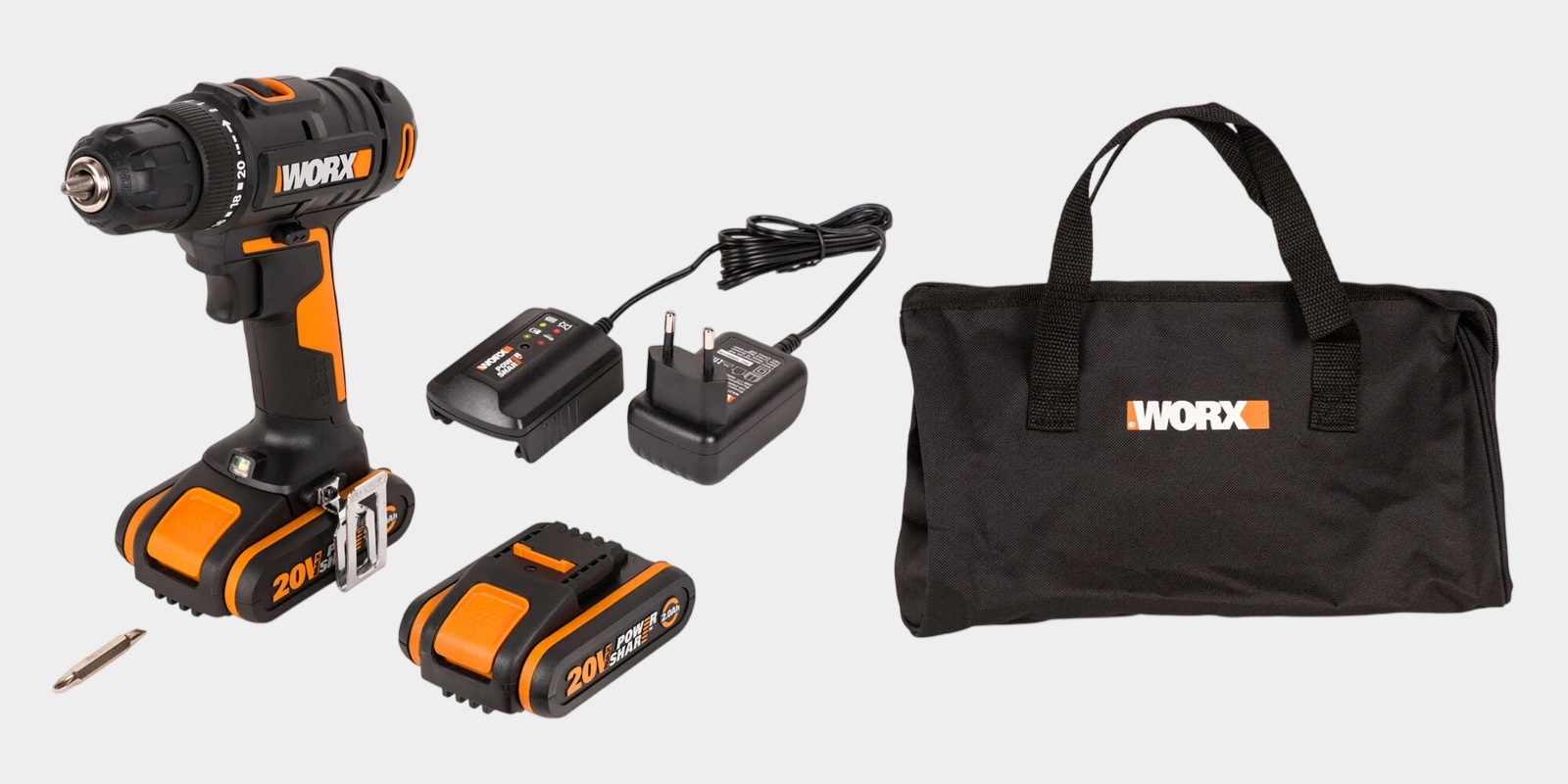 Дрель-шуруповёрт от Worx 