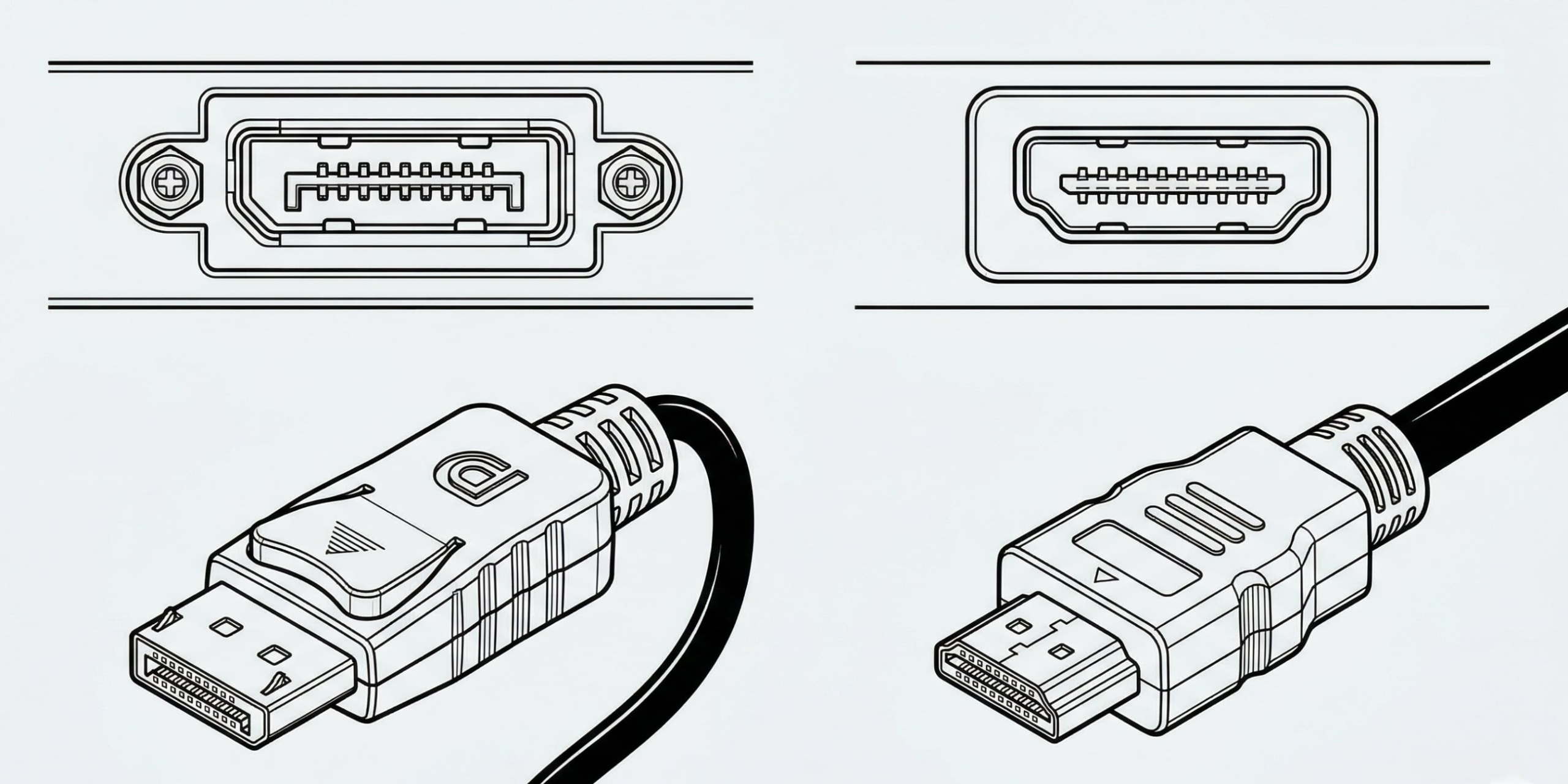 Что лучше: DisplayPort или HDMI. Различия в конструкции