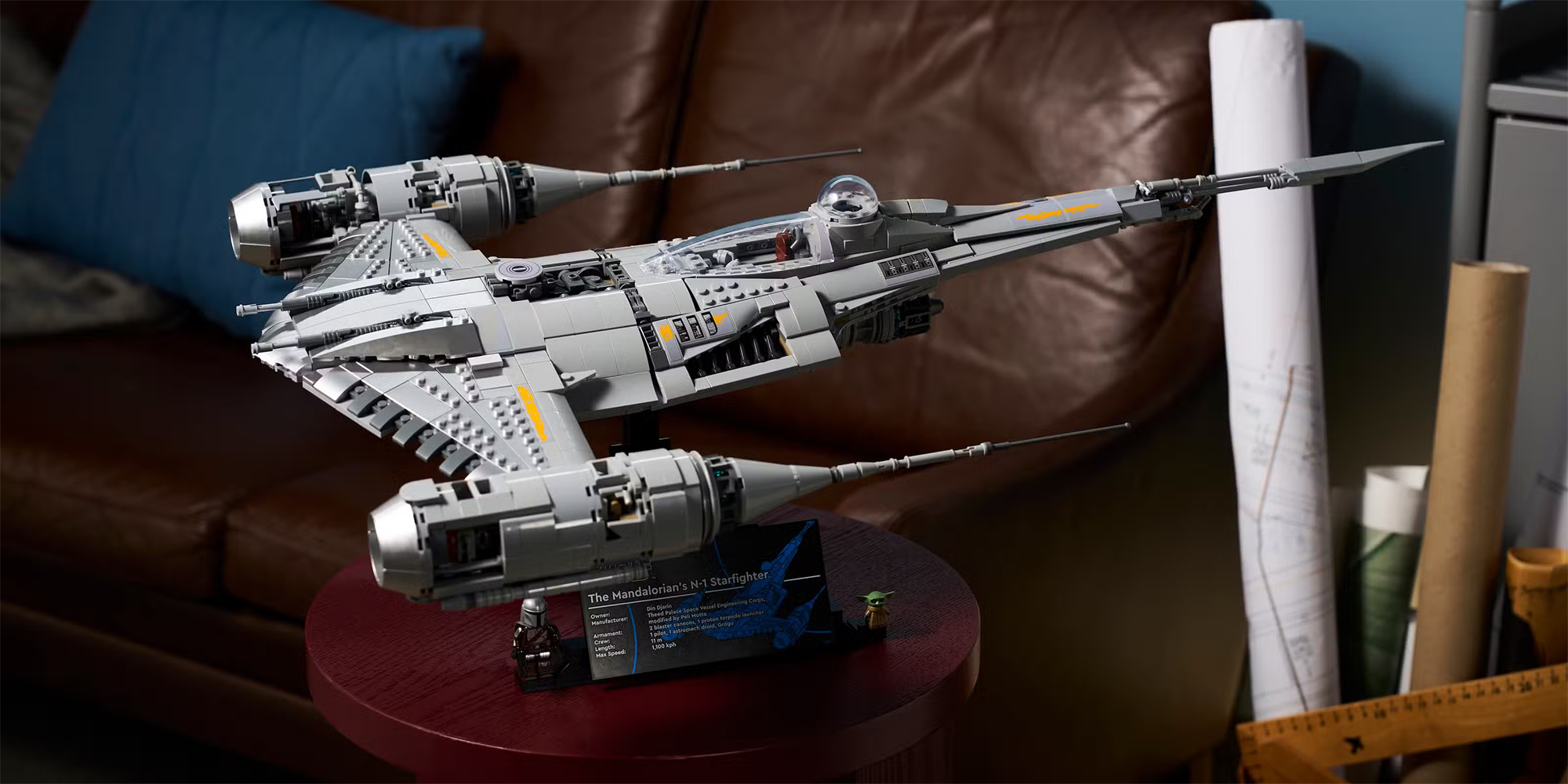 Lego представила набор с культовым истребителем из «Мандалорца» — длиной больше полуметра