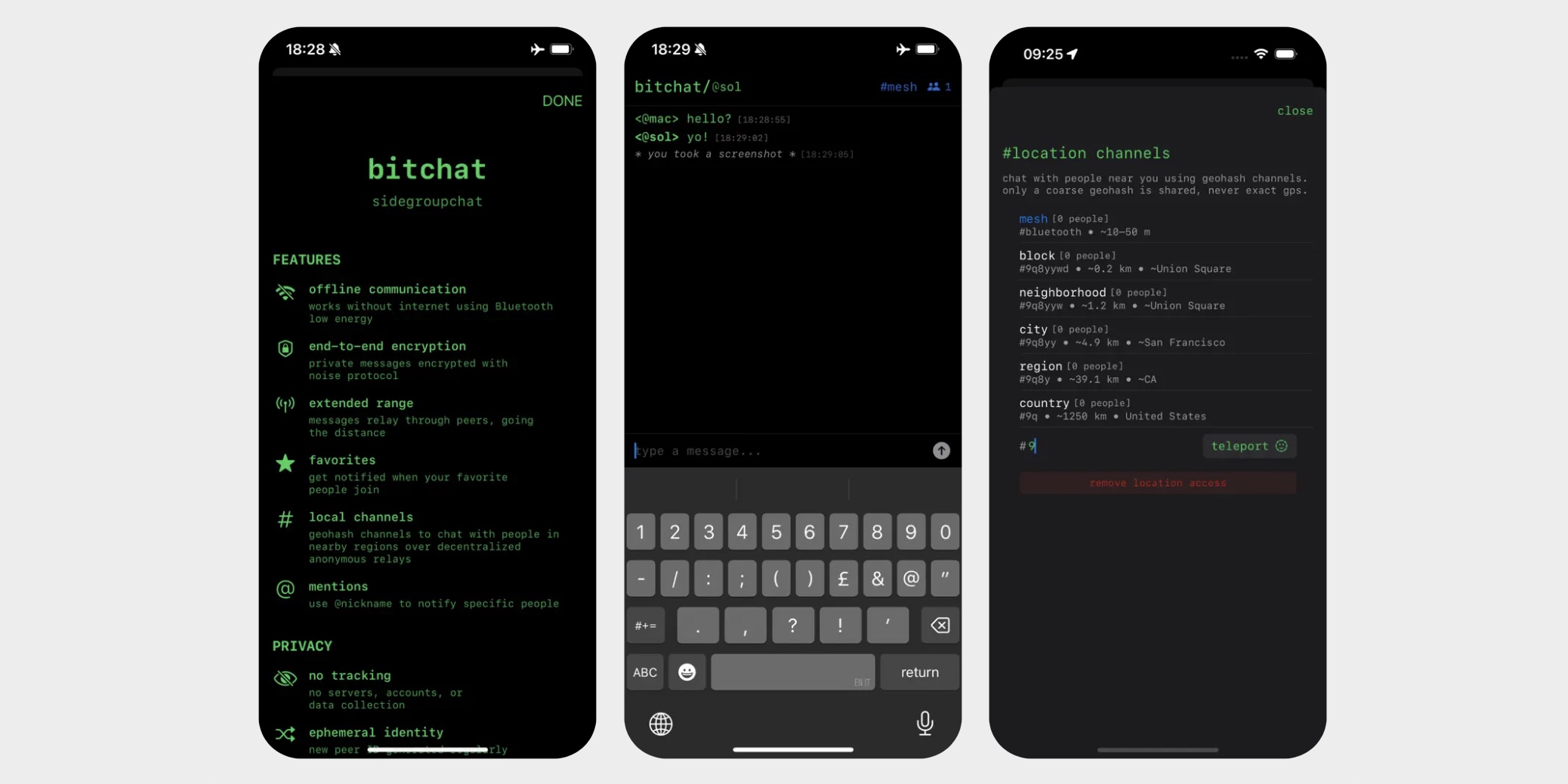 Мессенджер bitchat работает без интернета Мессенджеры без интернета: bitchat