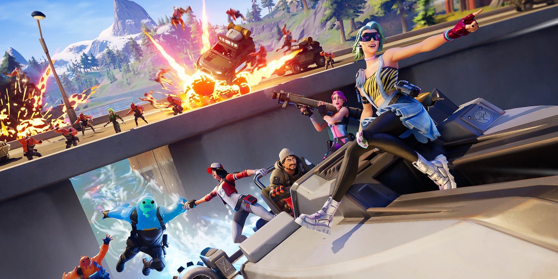 Бесплатные игры для PS5: Fortnite