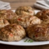 Очень сытные мясные котлеты с овощами в духовке