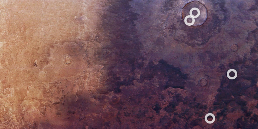 На Марсе уже 50 лет растёт гигантское тёмное пятно — причина остаётся загадкой