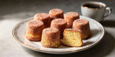 Шведские миндальные кексики с кардамоновой посыпкой