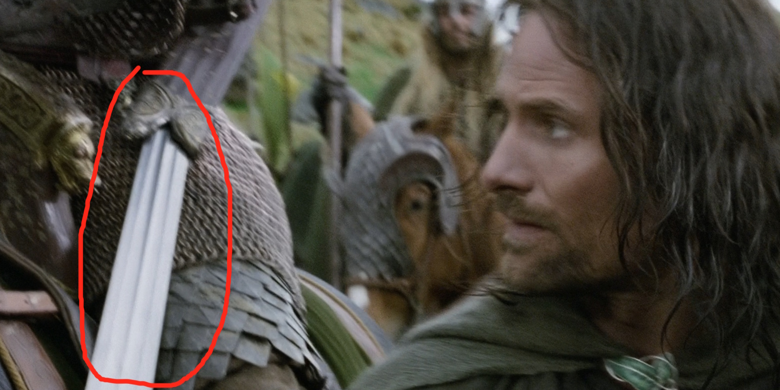 Киноляп в фильме «Властелин колец: Две крепости»