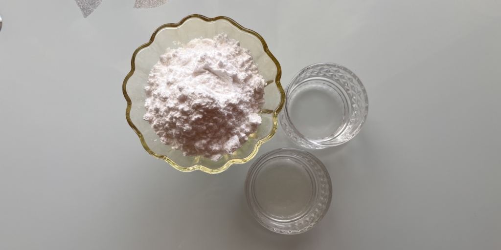 Влажный кулич с цукатами, пошаговый рецепт с фото: Подготовьте ингредиенты для глазури