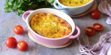 Завтрак по-грузински: запечённый омлет «Борано» с сыром