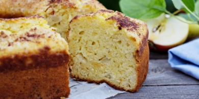 Итальянский яблочный пирог на сметане