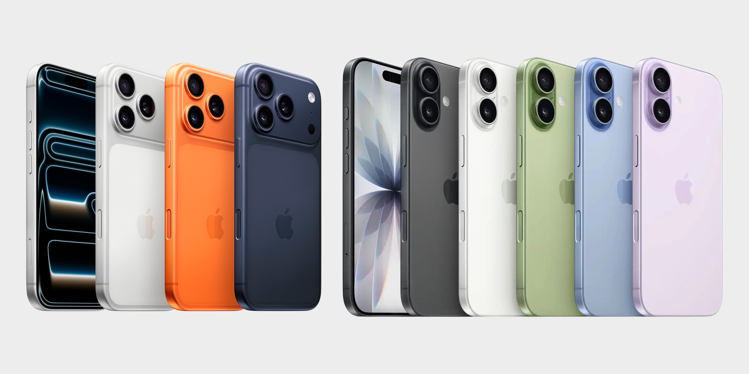 Расцветки iPhone 17 и iPhone 17 Pro