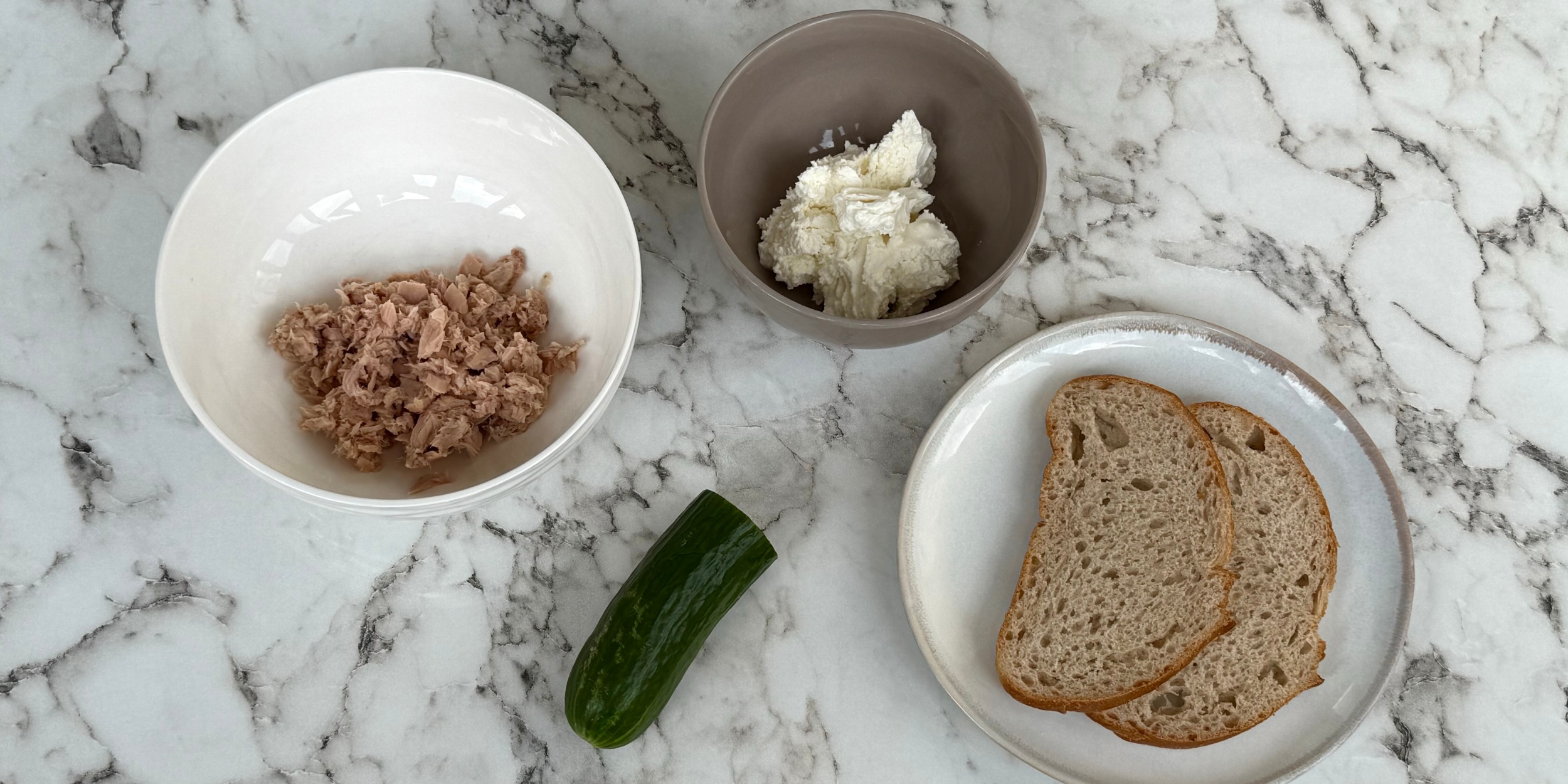 Намазка из тунца, рецепт: Подготовьте все ингредиенты