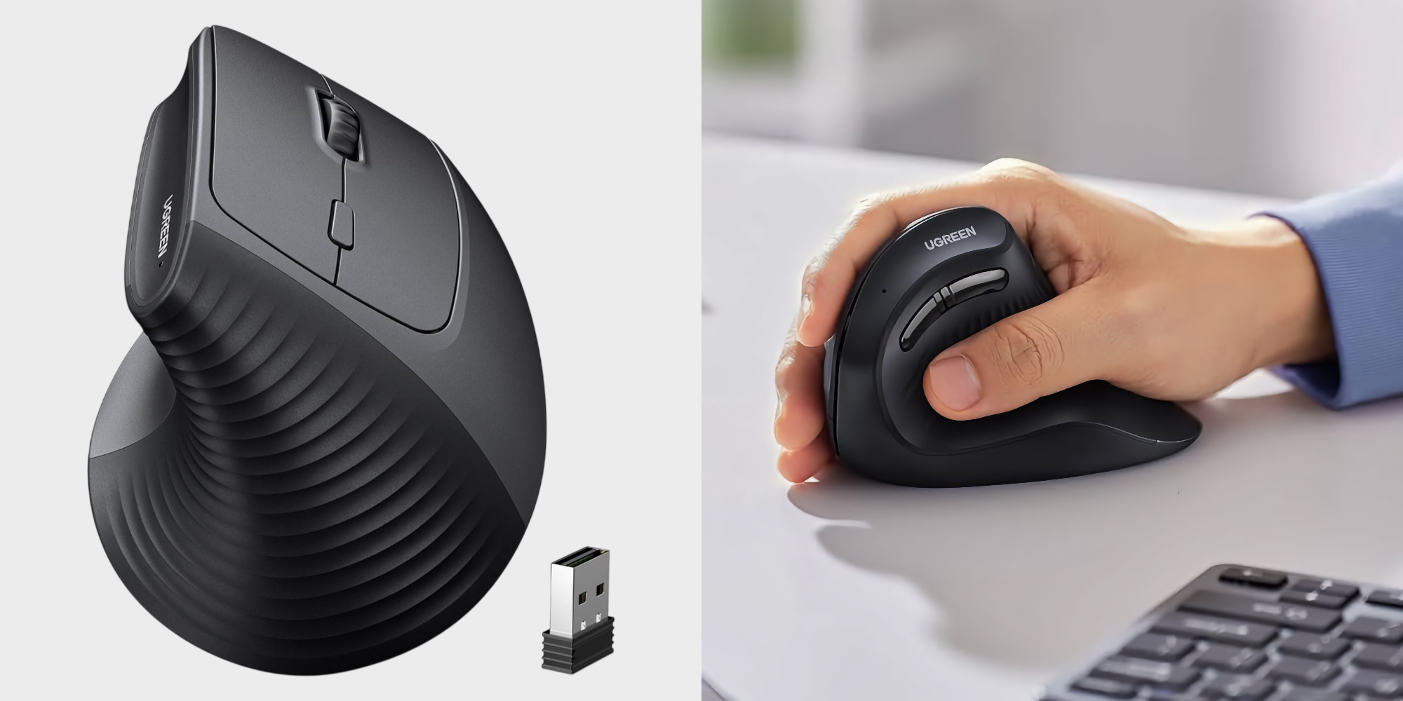 Вертикальная мышь Ugreen