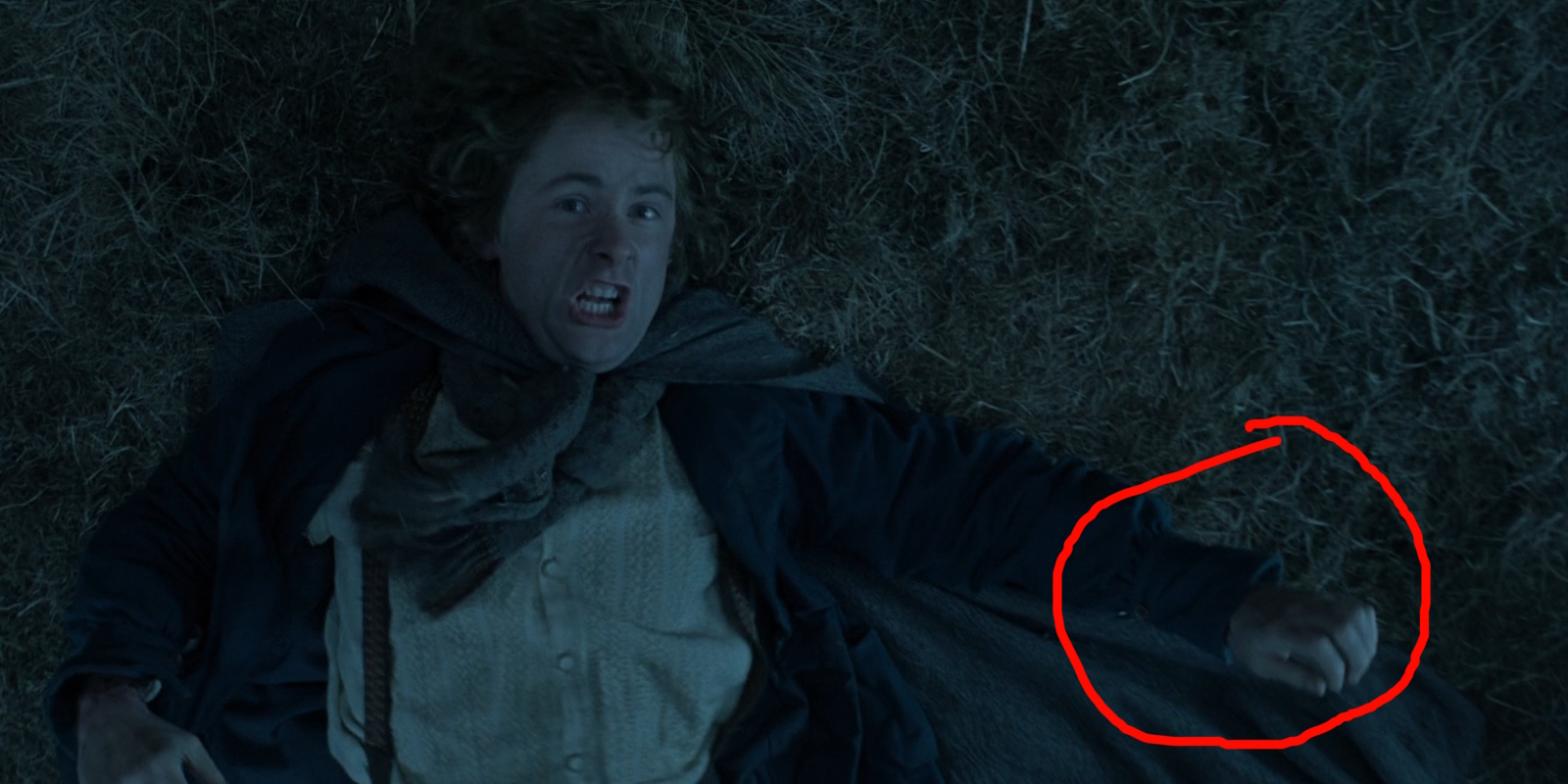 Киноляп в фильме «Властелин колец: Две крепости»