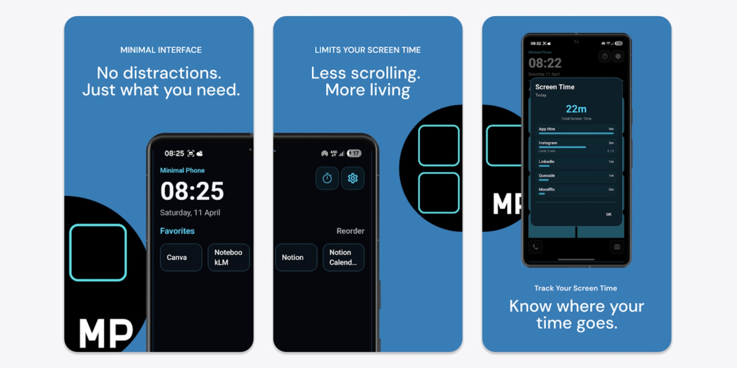 Minimal Phone Launcher Приложение Minimal Phone Launcher