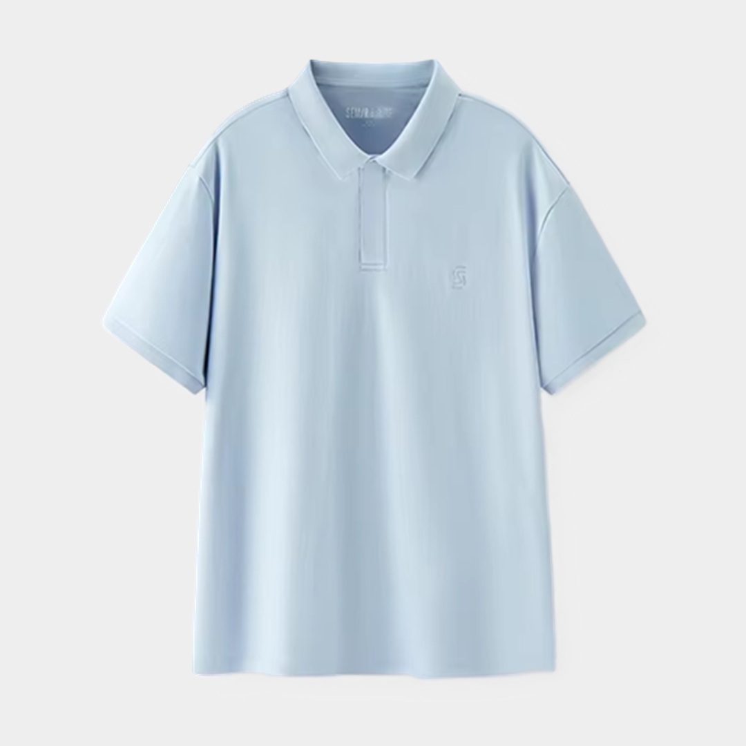 Хлопковая футболка поло от Semir 