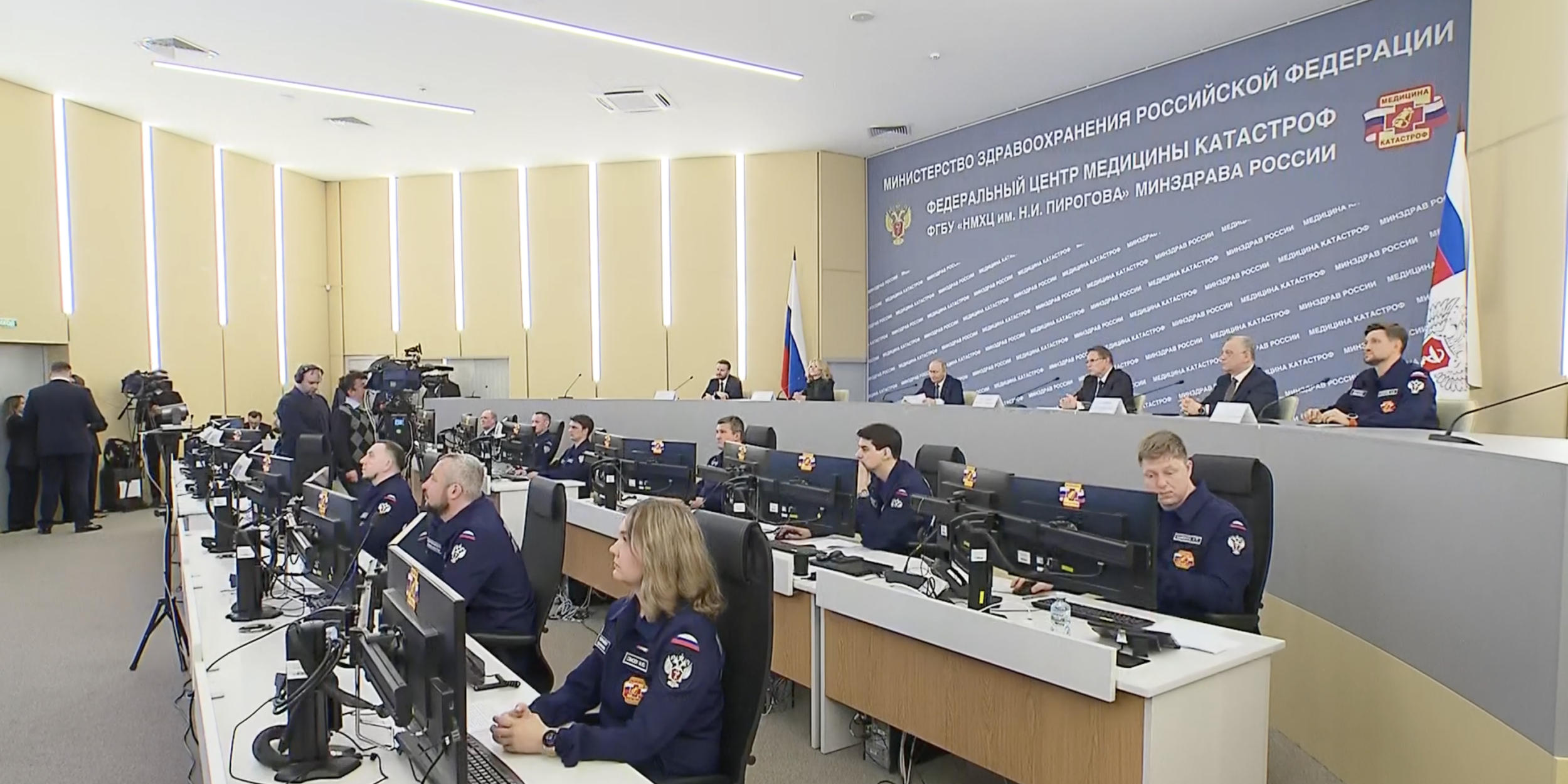 Президент принял участие в открытии модульных приёмных отделений скорой помощи 