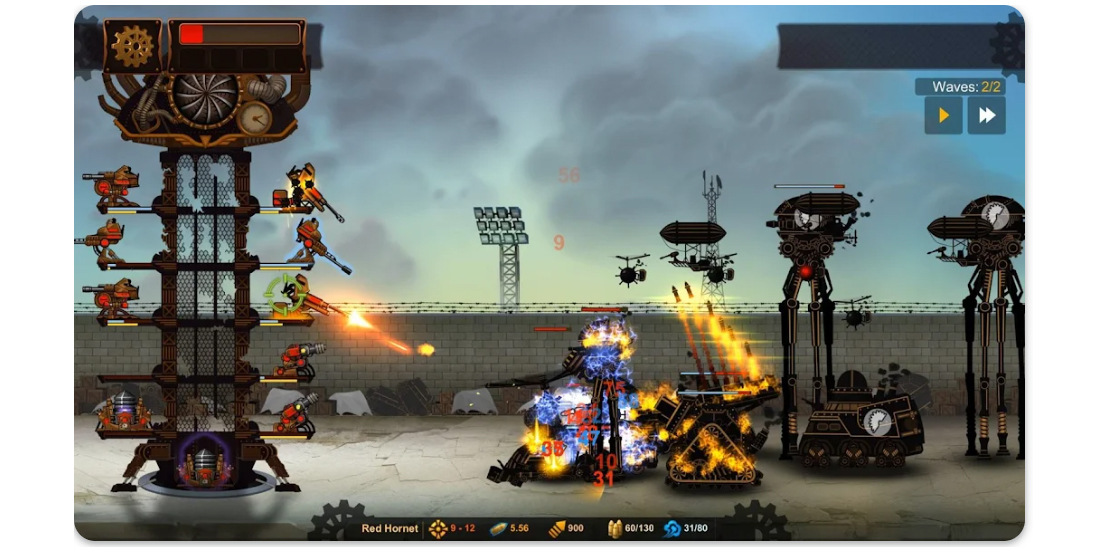 Лучшие стратегии на Android: Steampunk Tower 2