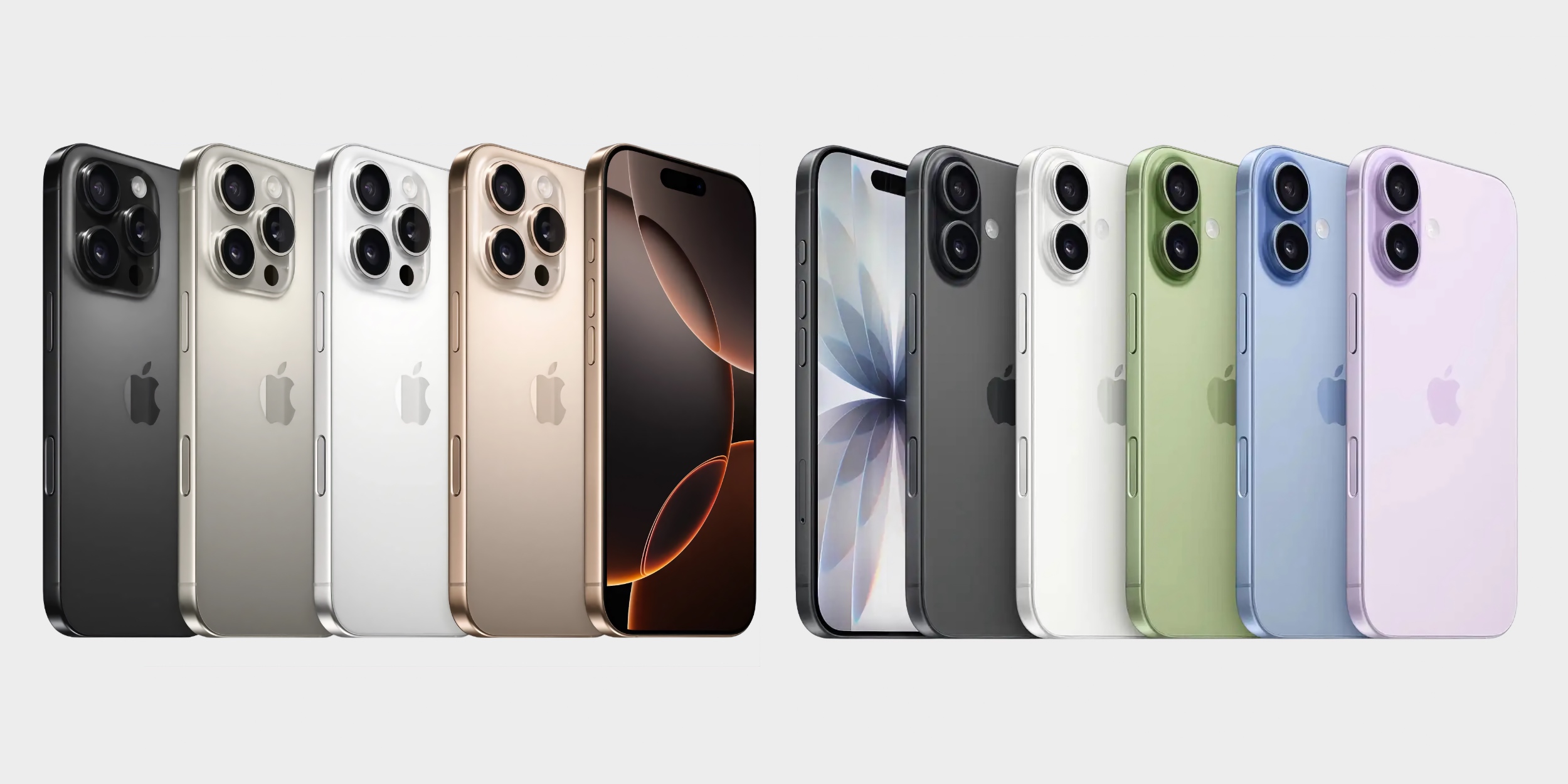 Что лучше — iPhone 17 или iPhone 16 Pro: расцветки