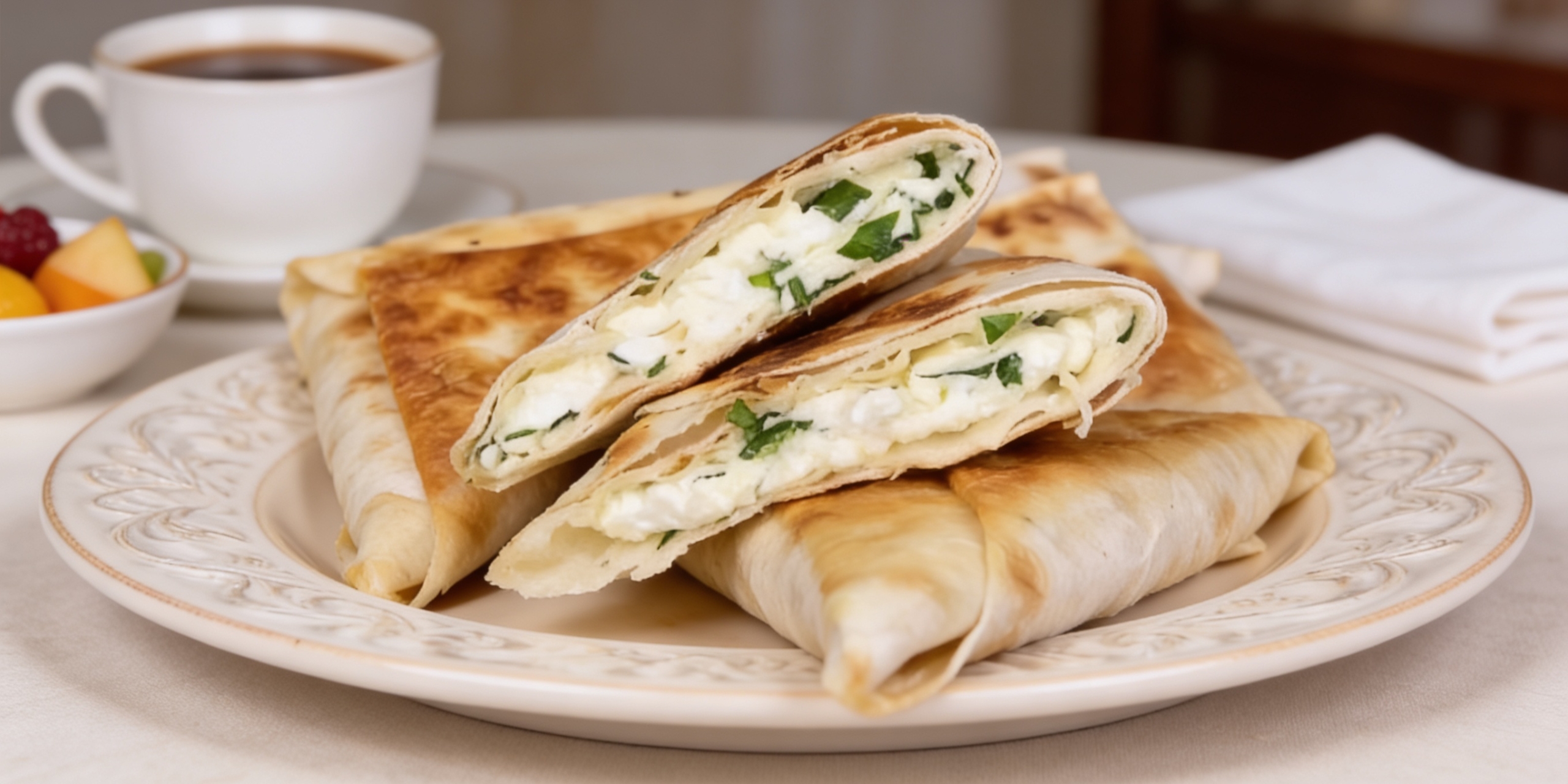 Кутабы с творогом и зеленью Кутабы с творогом и зеленью