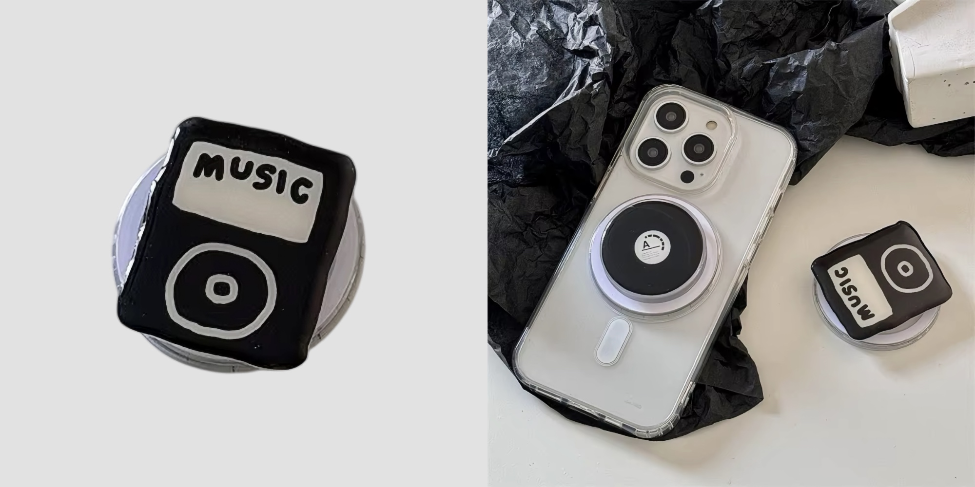 MagSafe-аксессуары: попсокеты для меломанов