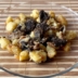 Жареные сморчки с картошкой на сковороде