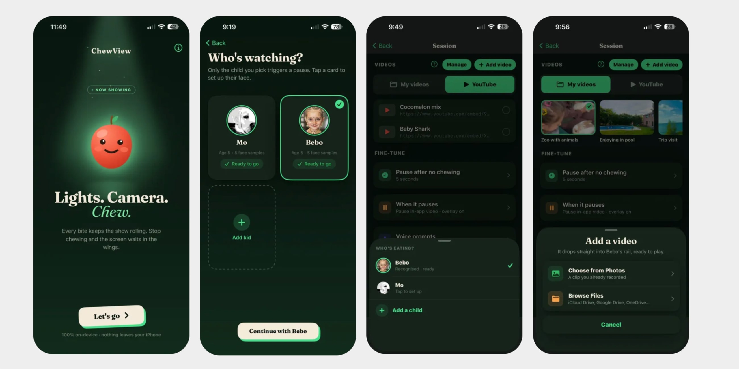 Приложение ChewView для iOS
