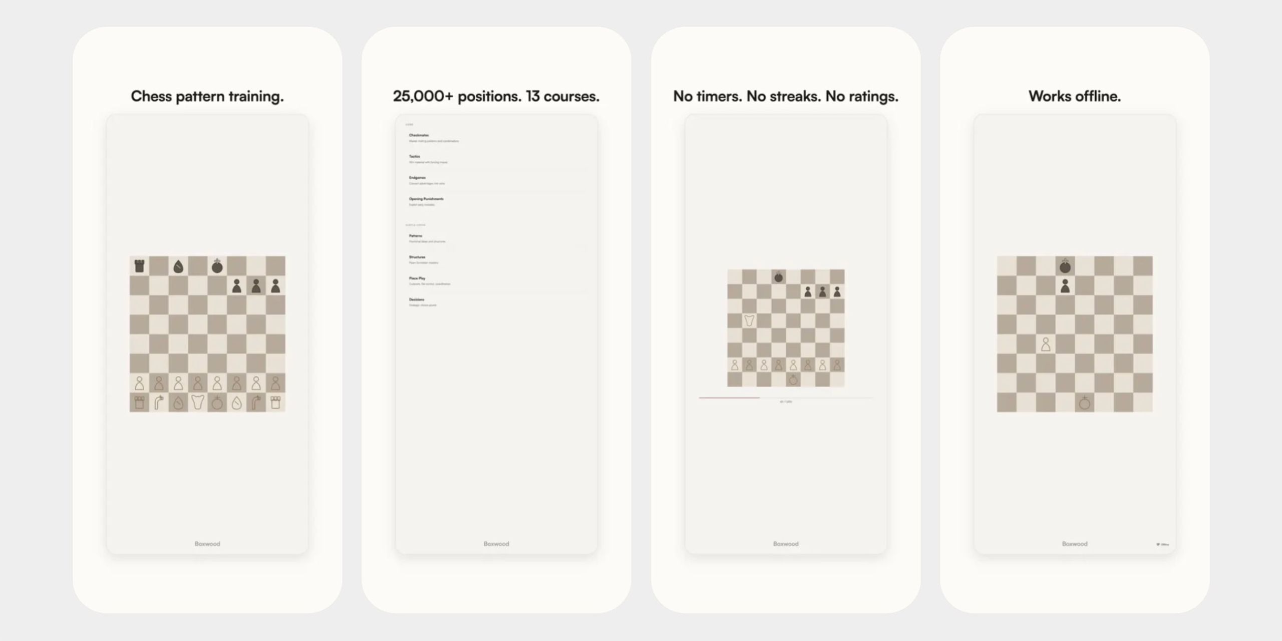 Приложение Boxwood Chess для iOS
