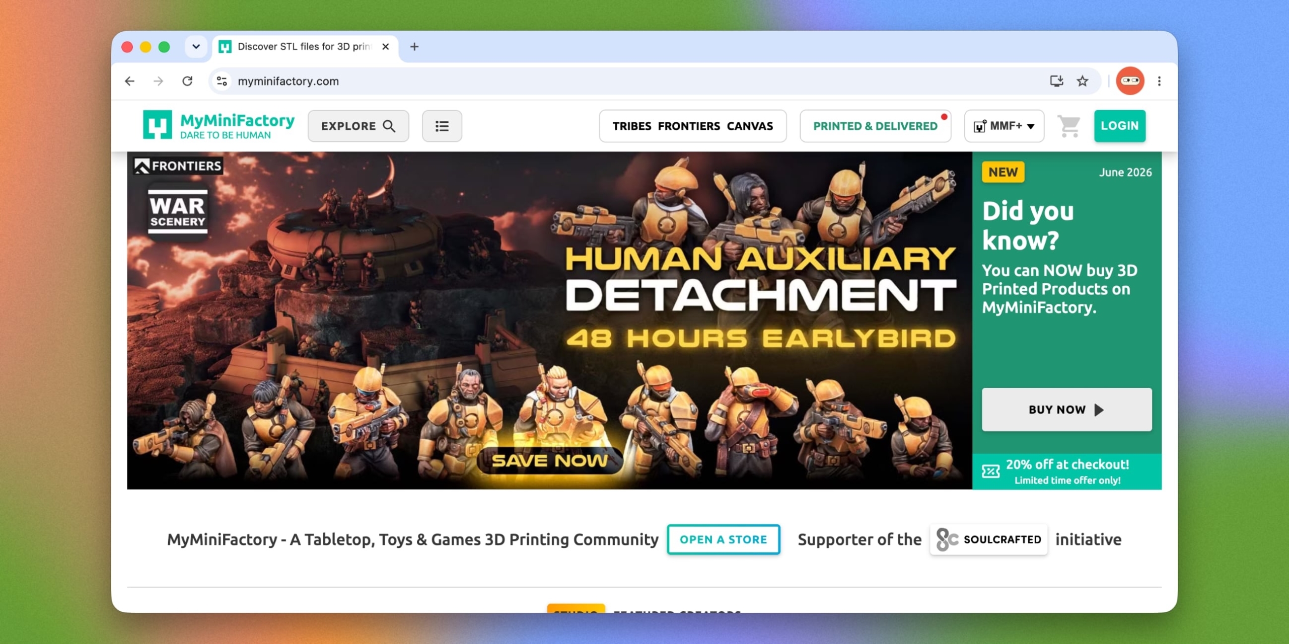 Где искать модели для 3D-принтера: MyMiniFactory