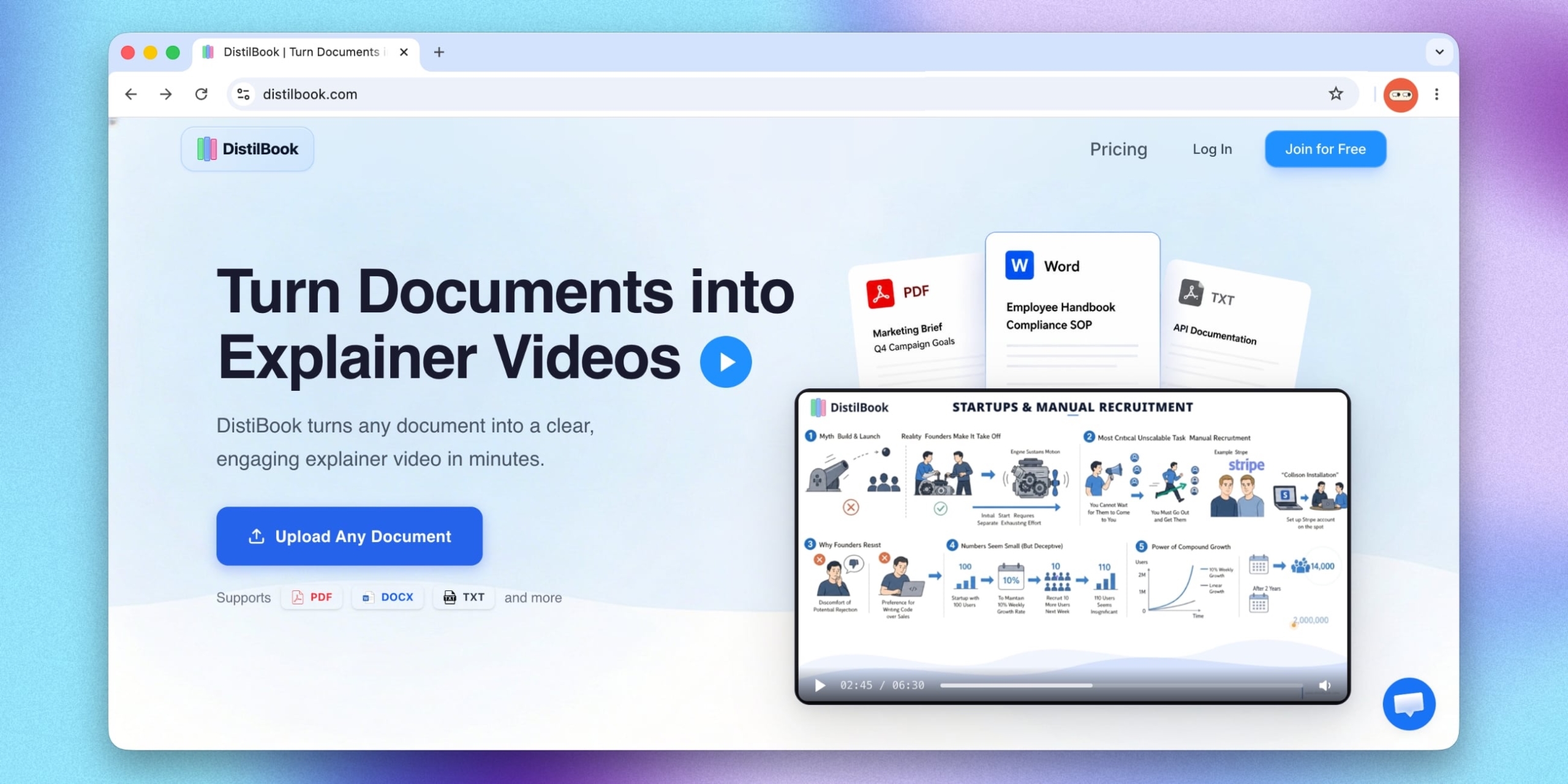 DistilBook