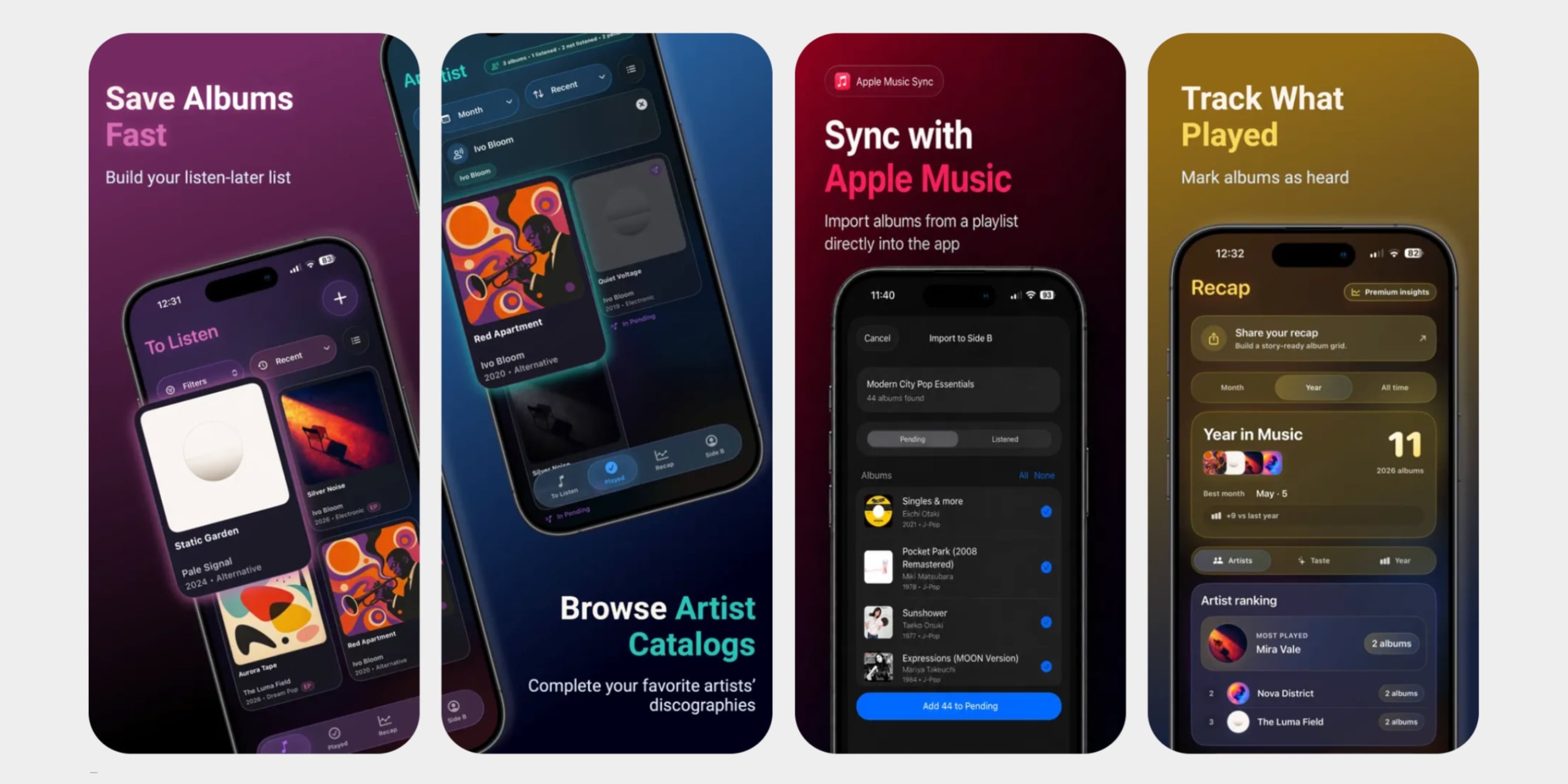 Приложение Side B для iOS