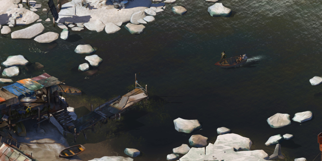 Disco Elysium Атмосферные игры: кадр из Disco Elysium
