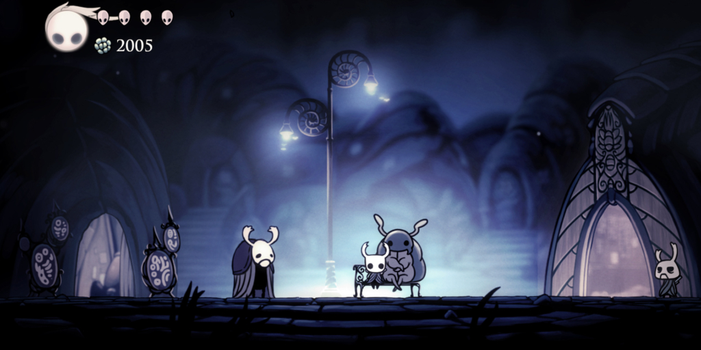 Hollow Knight Атмосферные игры: кадр из Hollow Knight