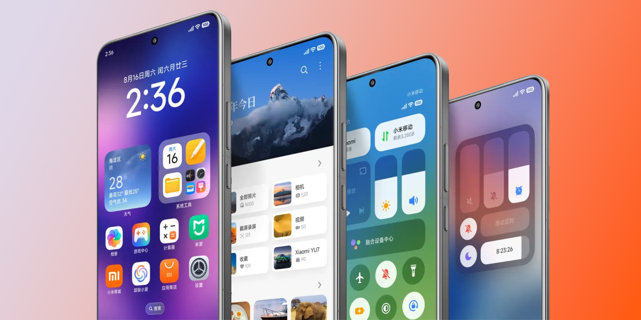 Xiaomi внедрит «стеклянный» интерфейс с ИИ в HyperOS 4