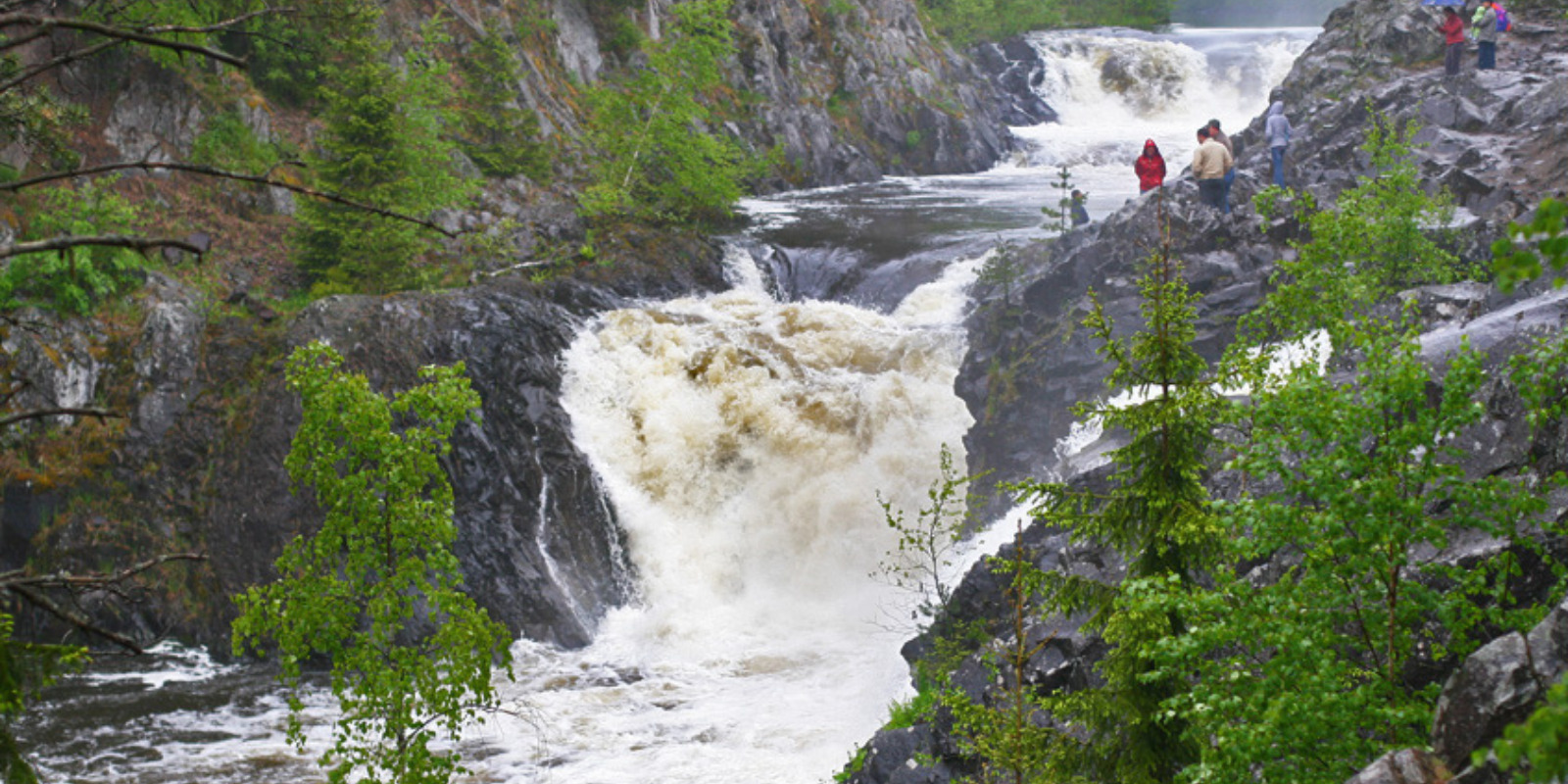 Водопад Кивач, Карелия