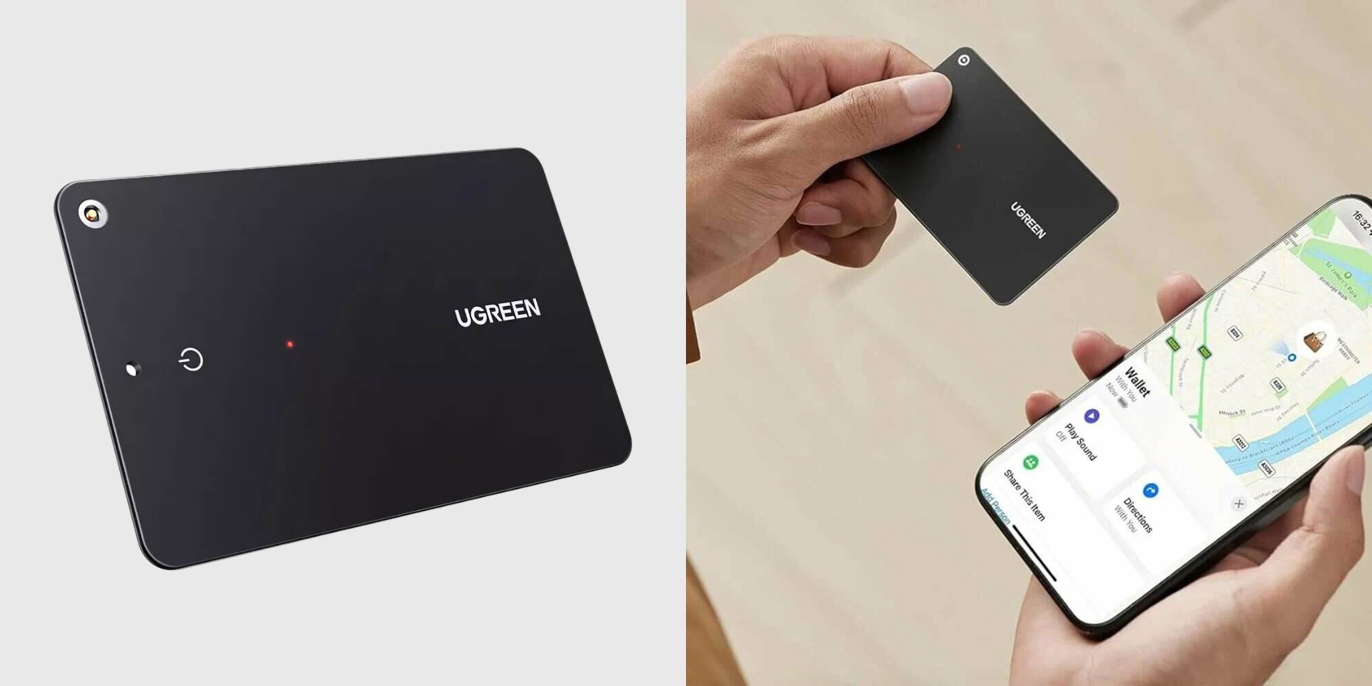 Bluetooth-метка в виде карточки Ugreen Finder Slim Bluetooth-метка в виде карточки Ugreen Finder Slim