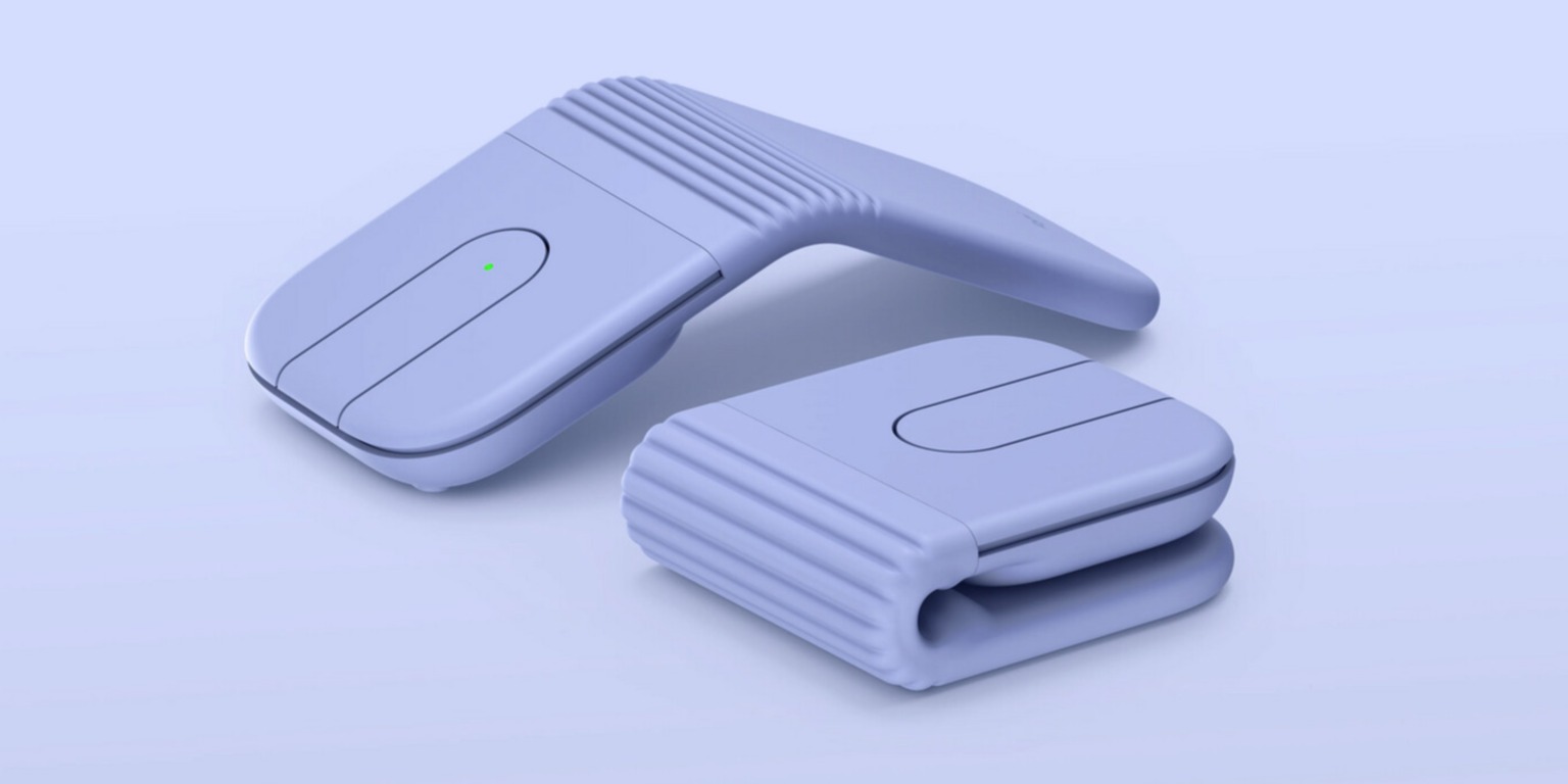 Logitech представила складную мышку Mobi Fold с сенсорной панелью