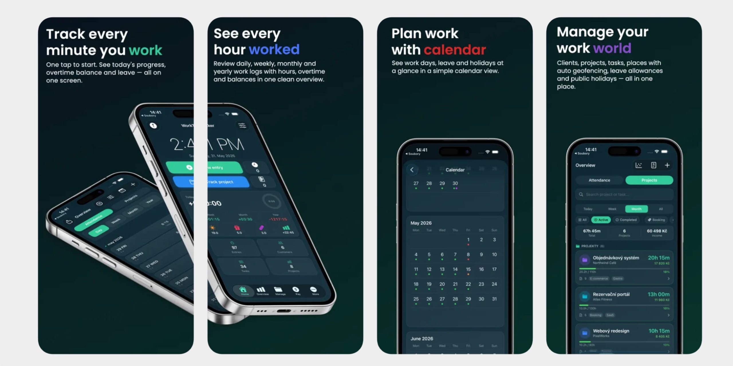 Приложение Worxly для iOS