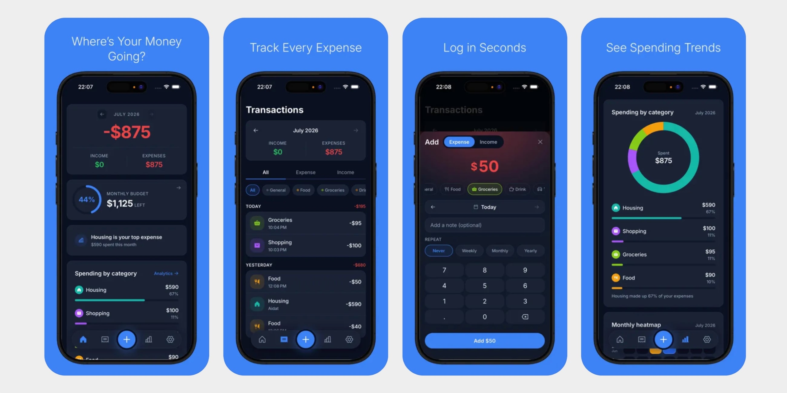 Приложение Fincend для iOS