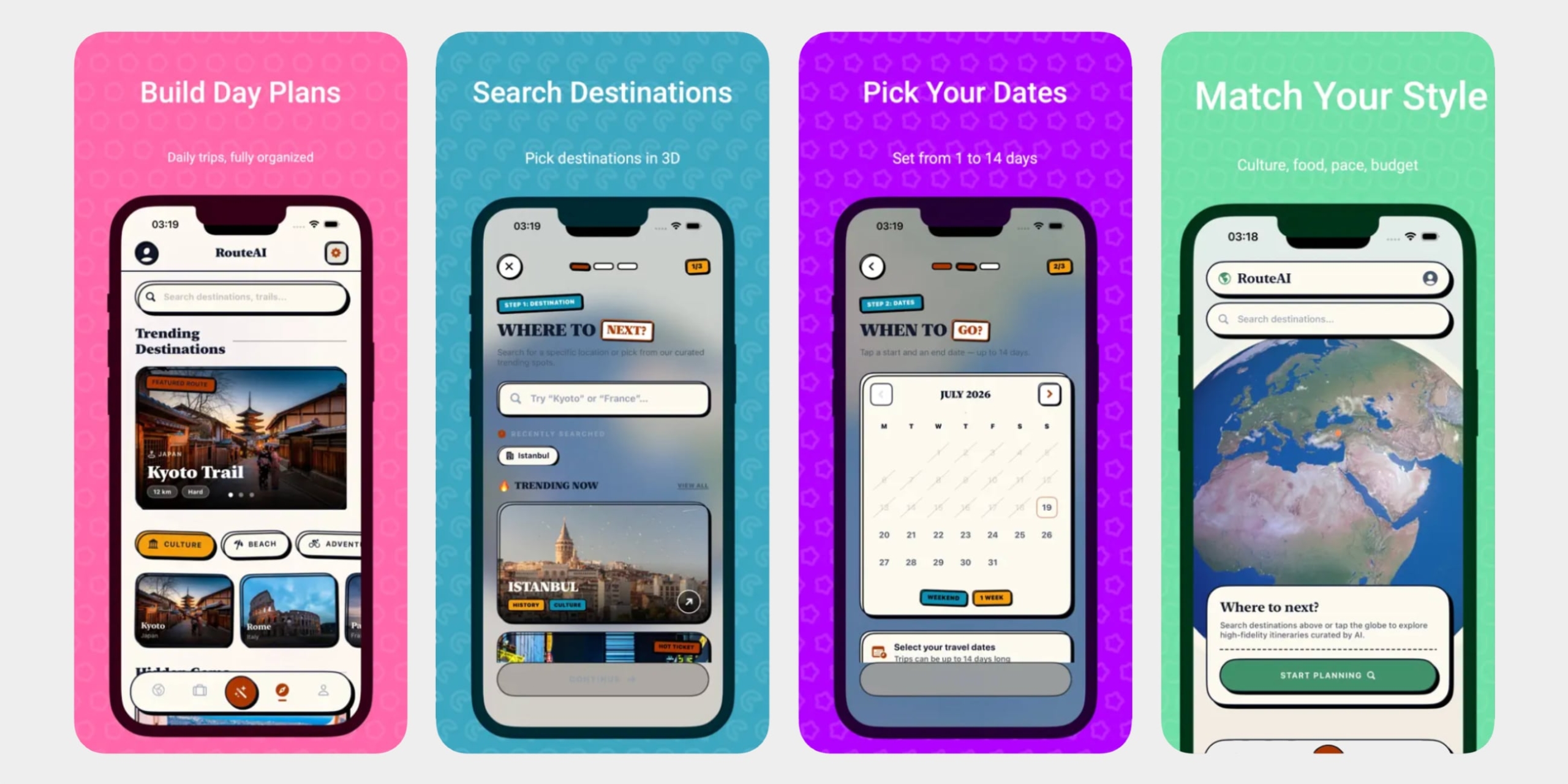 Приложение RouteAI для iOS