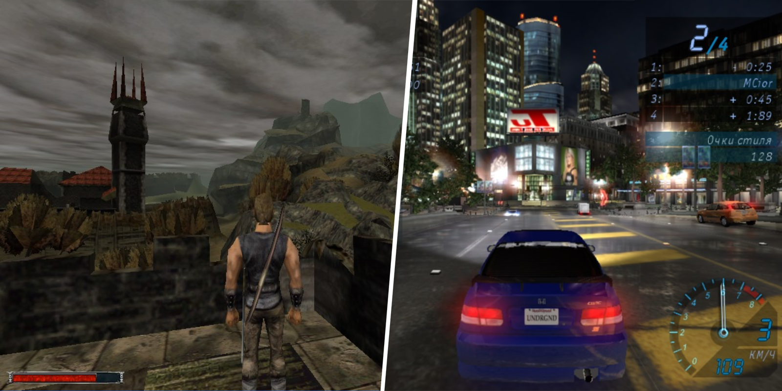 Старые видеоигры: Gothic, Need for Speed: Underground