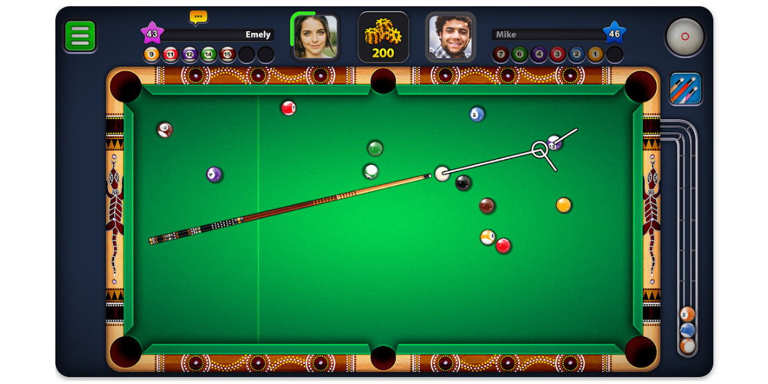 8 Ball Pool Кадр из игры 8 Ball Pool