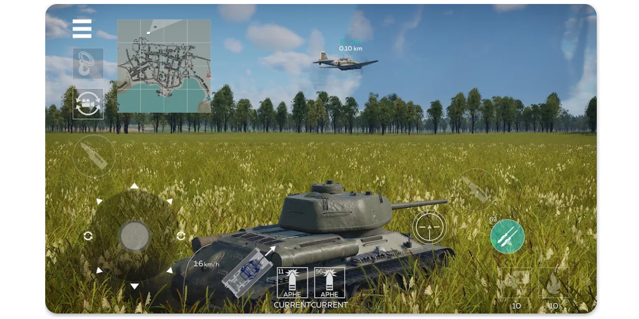 War Thunder Mobile Кадр из онлайн-игры на телефон War Thunder Mobile