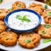 Греческие томатные оладушки с&nbsp;лимоном и&nbsp;мятой
